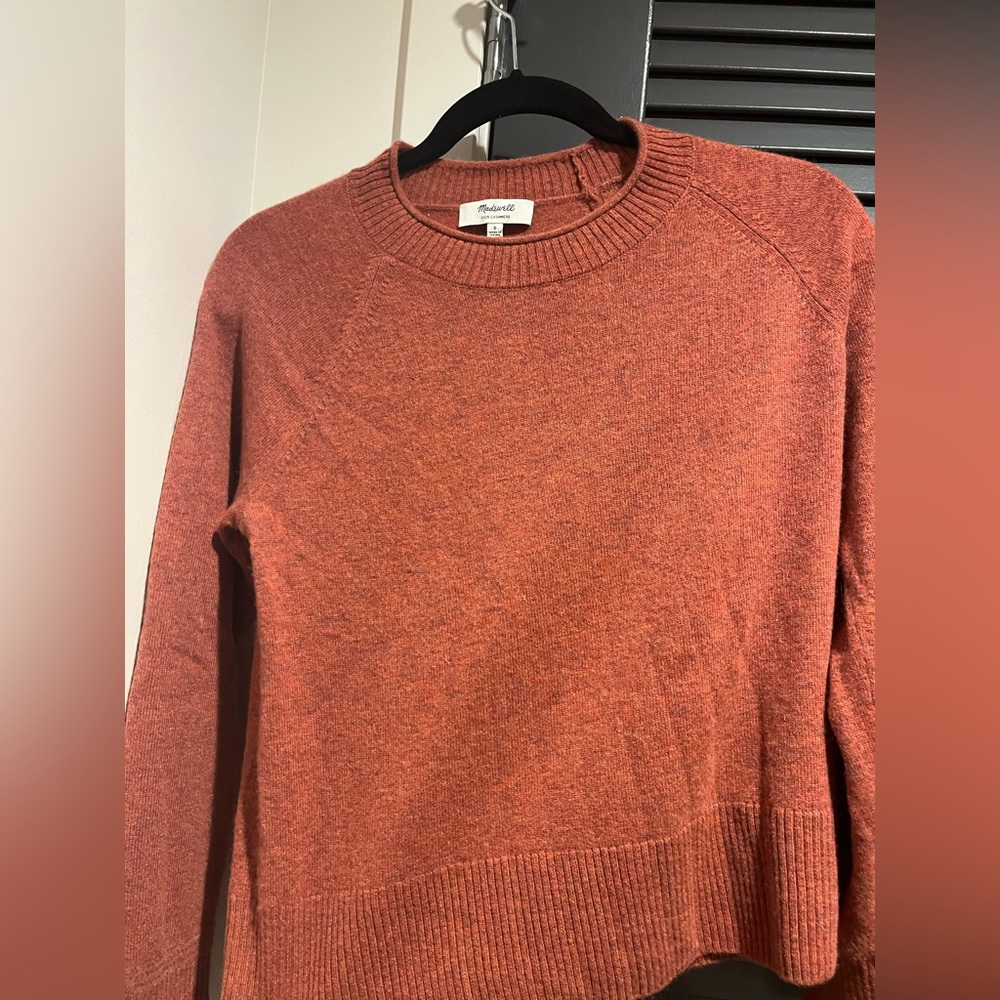 NEVER WORN MADEWELL CASHMERE SWEATER